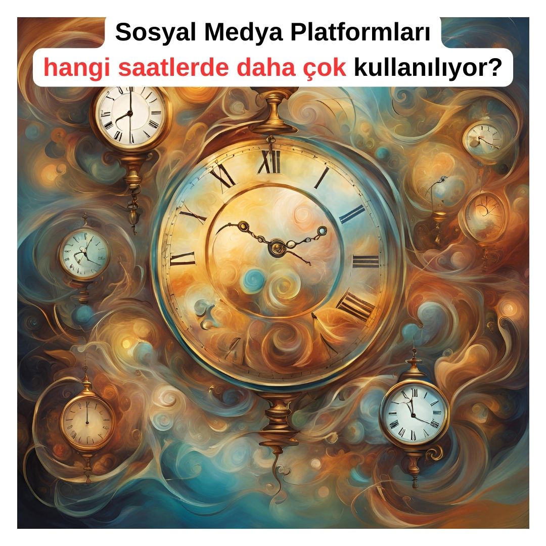 Sosyal Medya Platformları hangi saatlerde daha sık kullanılıyor?